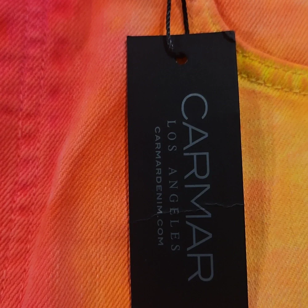 CARMAR Tie-Dye Jean Shorts - Picture 6 of 11